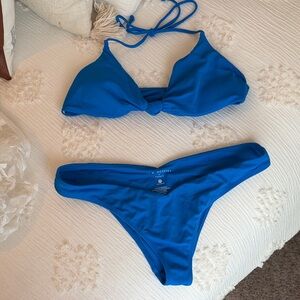 LA hearts Pacsun cobalt blue bikini cheeky